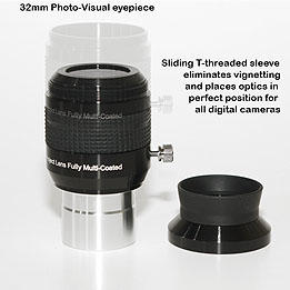 GSO 32mm Super Plossl eyepiece  (for visual & photo-imaging)